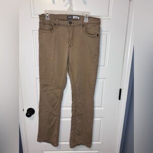 BKE Men’s Tyler Straight Khaki Pants, 33L